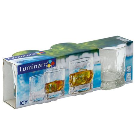 Набор стаканов, Luminarc Айси, низких, 300 мл, 3 шт.