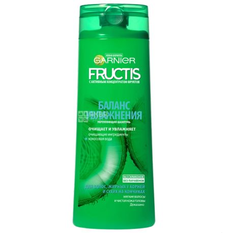 Garnier Fructis, Moisturizing Balance, for oily hair, 400 ml