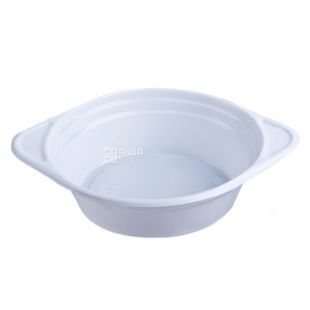 Промтус, Тарілка глибока міцна 300 мл, Ø19 см, 100 шт.