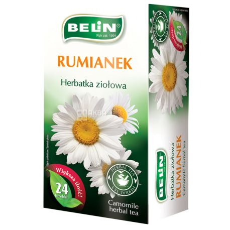 Belin, Rumianek, 20 пак., Чай Белин с ромашкой, травяной