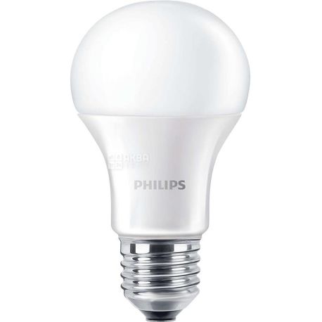 Philips, LED Bulb, LED lamp, E27 base, 6W, 3000K, 230 V, warm white, 470 Lm