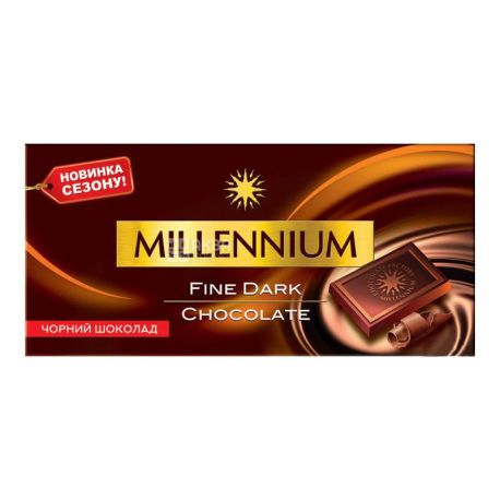 Шоколад Millennium 100 г, черный