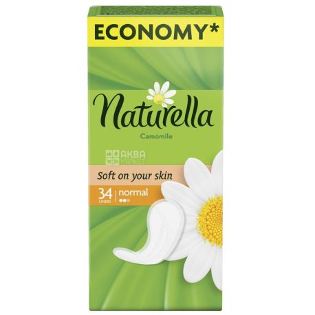 Naturella, Camomile Light Deo, 34 шт., Прокладки ежедневные