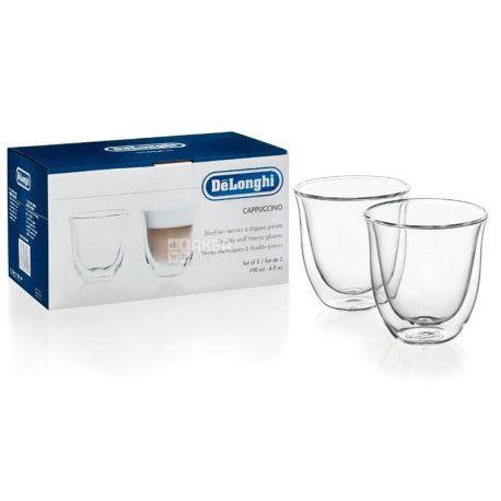 DeLonghi glasses Cappuccino 190 ml 2 pcs.