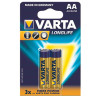 VARTA Longlife Power, AА, 2 шт., Батарейки щелочные, LR6