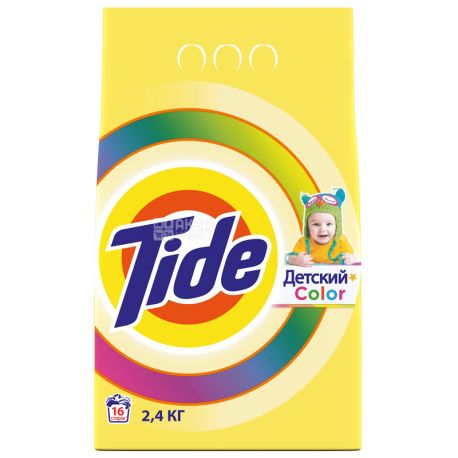 Tide Color, 2,4 кг, Детский стиральный порошок, Автомат
