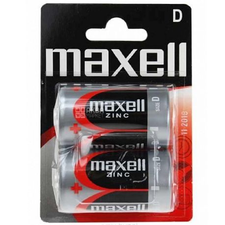 Maxell Batteries R-20 2PK 2 pcs.