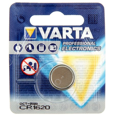 Varta CR 1620 BLI 1 Lithium, Батарейка