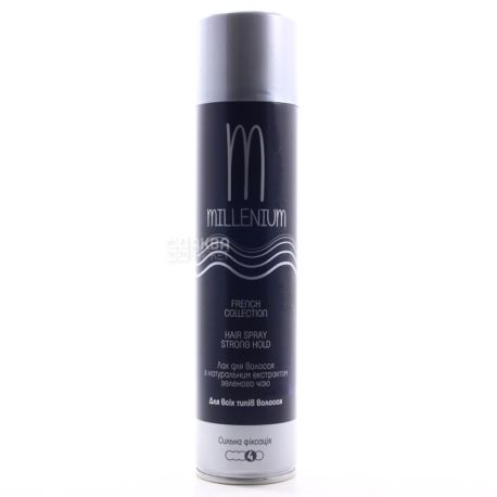 Millenium hairspray, With green tea extract, 250 ml