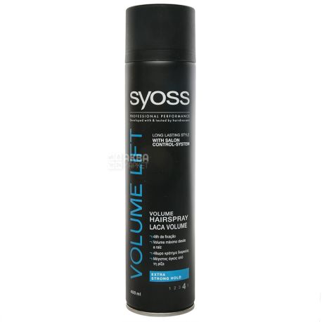 Syoss Volume Lift, Hairspray, 400 ml
