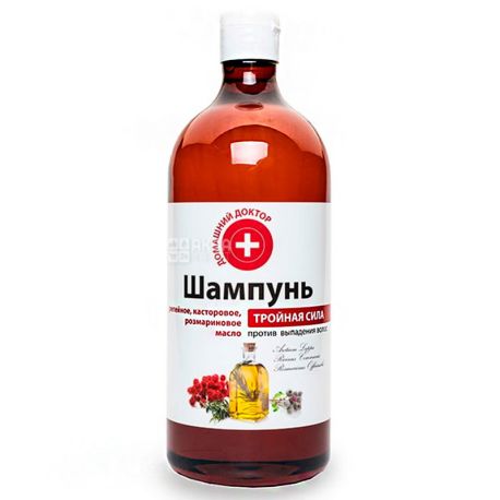 Family doctor, 1 l, Shampoo, Triple strength, Against hair loss