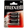 Maxell Zinc AA, 4 шт., 1,5 V, Батарейки солевые, R6