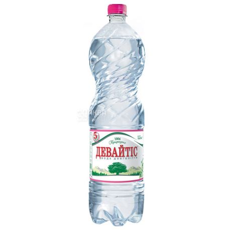 Девайтис, 1,5 л, Вода минеральная негазированная, ПЭТ