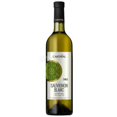  Cartaval Sauvignon Blanc Вино біле сухе, 0,75 л