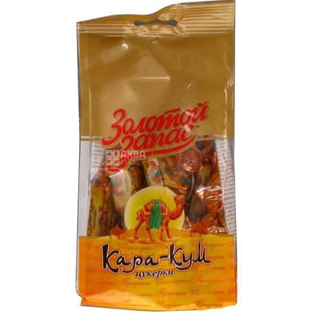 Конфеты Кара-Кум Золотой запас, шоколадные, 200 г