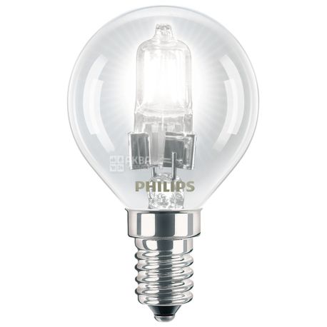 Philips Halogen lamp E14 42W 230V P45 CL 1CT / 20 EcoClassic