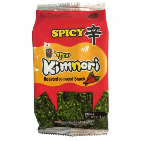 Kimnori чіпси норi Спайсі 4 г