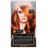 L'Oreal, Paris Preference, Фарба стійка для волосся, Тон 74 Інтенсивний мідний