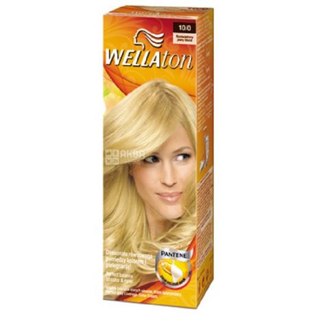 Wella Wellaton, Интенсивная крем-краска для волос, тон 10/0 Сахара