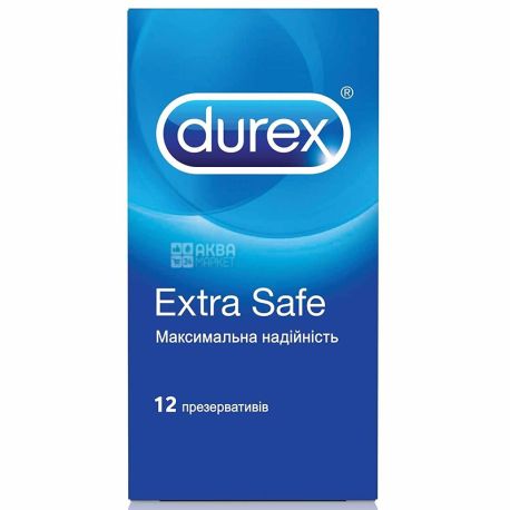 Durex Extra Safe, 12 шт., Презервативы, Максимальная надежность