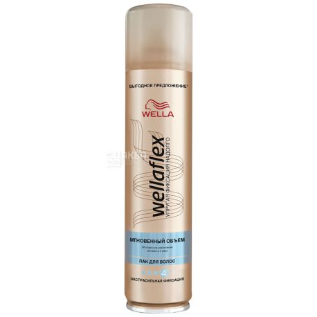 Wella Wellaflex, Hairspray, Instant Volume, 250 ml