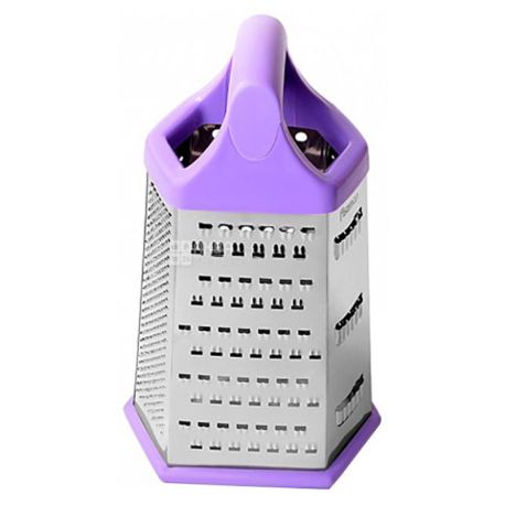 Grater Fissman, hex, stainless. steel and plastic, 24 cm