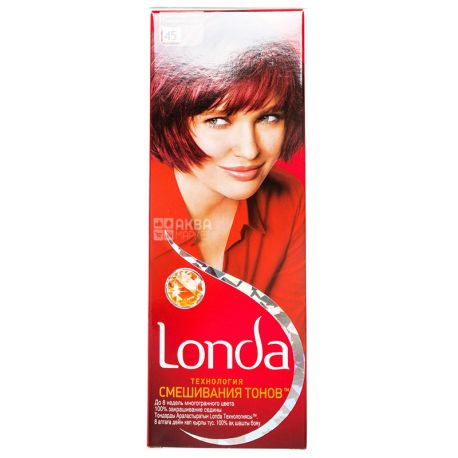 Londa, Технологія змішування тонів, Фарба для волосся, 45 Гранатово-червоний