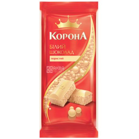 Корона, Шоколад белый пористый, 80 г