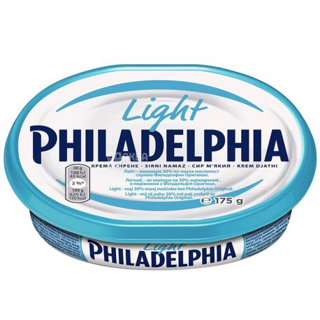 Philadelphia Light, Крем-сыр, Легкий, 175 г