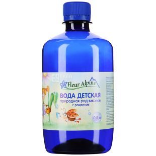 Fleur Alpine, 0,5 л, Флер Алпин, Вода детская негазированная, с первых дней жизни, ПЭТ