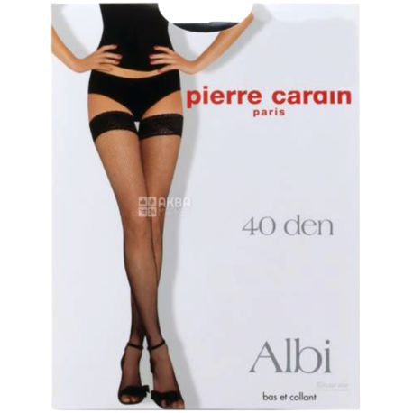 Pierre Cardin Albi, Чулки черные, 4 размер, 40 ден
