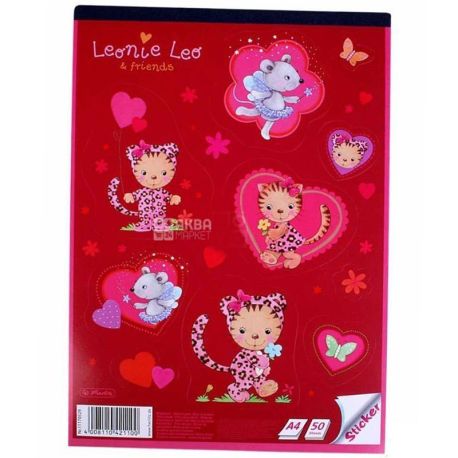 Herlitz Leonie Leo Red, Альбом для малювання, 50 аркушів