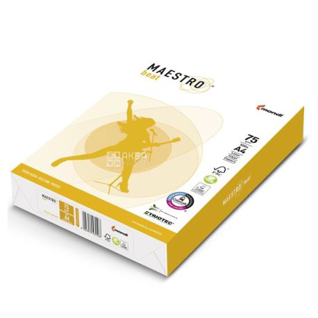 Maestro, Бумага офисная, А4, 75 г/м2, 500 л