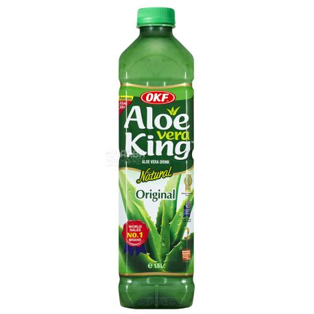 Buy OKF Aloe Vera King Original, Aloe juice drink, non-carbonated, 1.5 L, PET with delivery ...