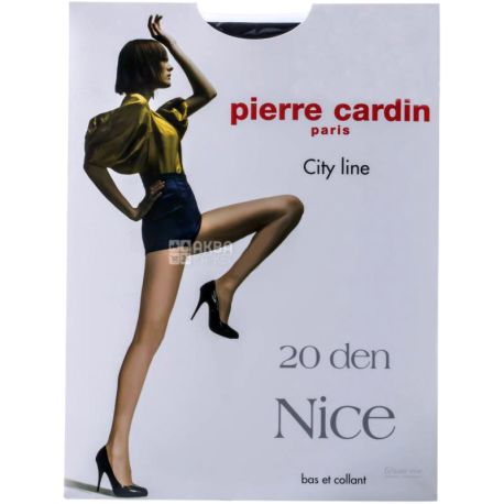 Pierre Cardin Nice, Колготы, 20 Den, черные, размер 2
