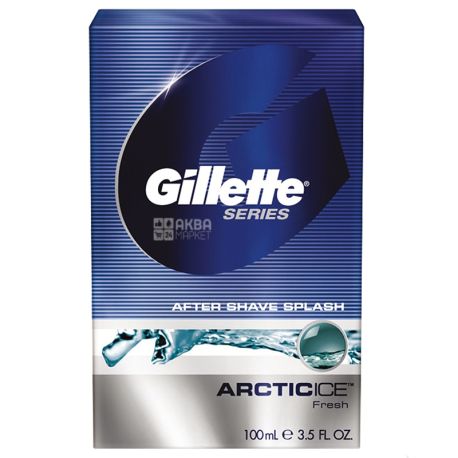 Gillette Series Arctic Ice, 100 мл, Лосьон после бритья, Бодрящий