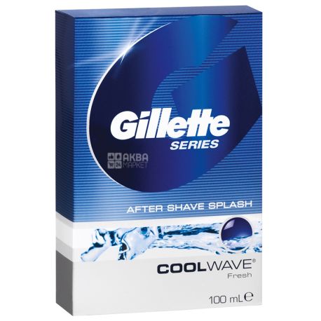 Gillette, Cool Wave, 100 мл, Лосьон после бритья, Свежий 