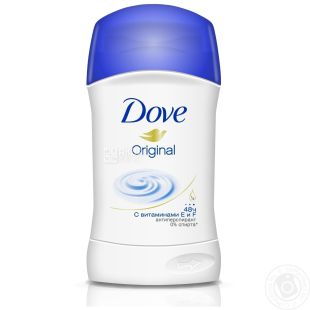 Dove Original, 40 мл, Дезодорант антиперспирант, Сухой