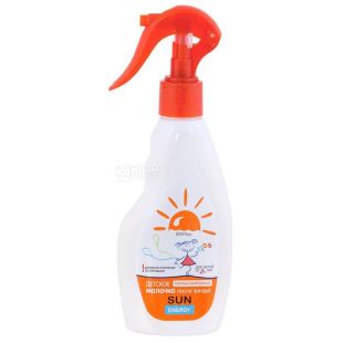 Sun Energy Kids, 200 мл, Молочко-спрей после загара детское