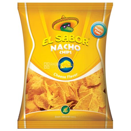 El Sabor, Nachos-Cheese Chips, 100 g