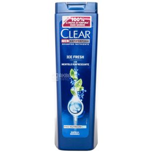 Clear Men, 250 мл, Шампунь против перхоти, Ледяная свежесть с ментолом