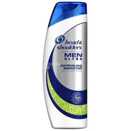 Head & Shoulders, Shampoo for men, Oily hair control, 400 ml