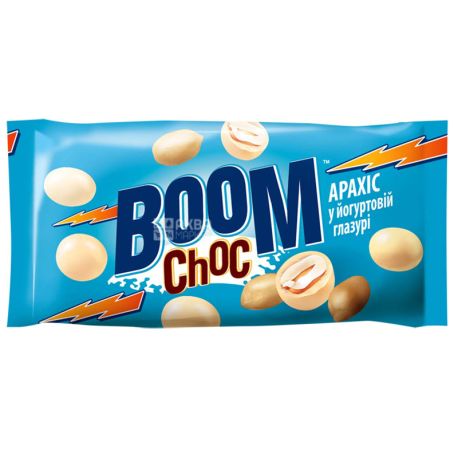 Арахіс у йогуртовій глазурі, 90 г, ТМ Boom Choc