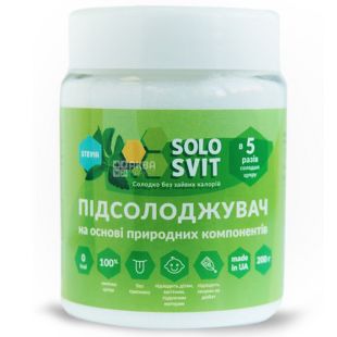 SoloSvit, 200 г, Подсластитель в 5 раз слаще сахара