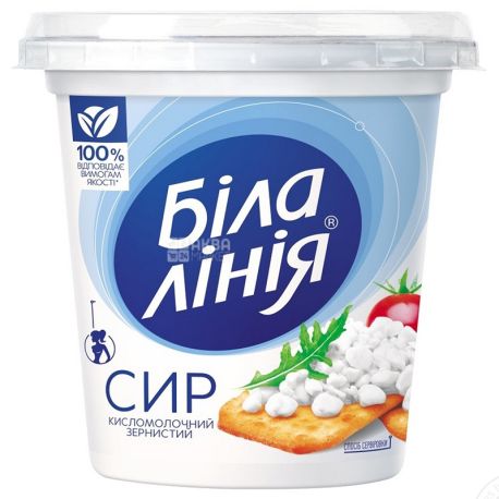 Белая линия, Творог зернистый, 7%, 300 г