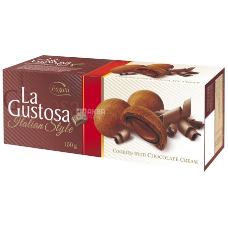 Cookies with chocolate cream 150 g, TM Bogutti