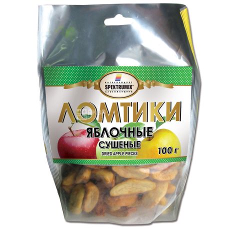Яблочные ломтики, 100 г, ТМ Spektrumix