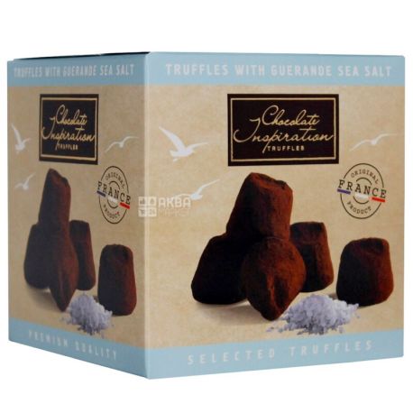 Французские трюфели с морской солью, 200 г, ТМ Chocolate Inspiration