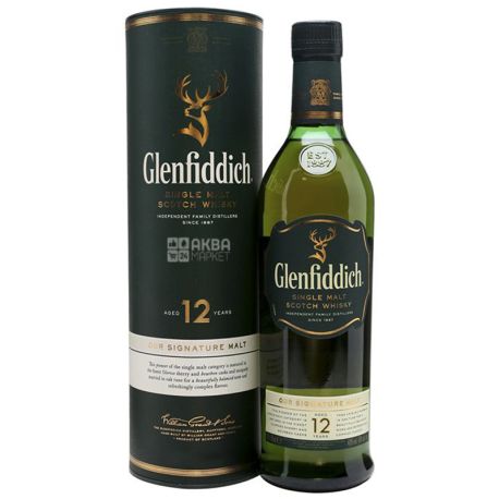 Glenfiddich, Віскі 12 років, 40 %, 0,5 л