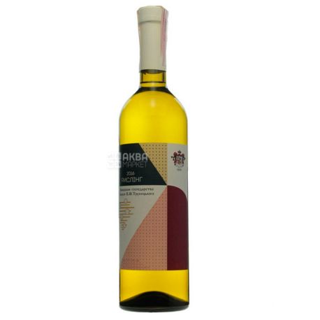 Вино белое, натуральное виноградное столовое сортовое сухое, 0,75 л, ТМ Князя П.Н.Трубецкаго 